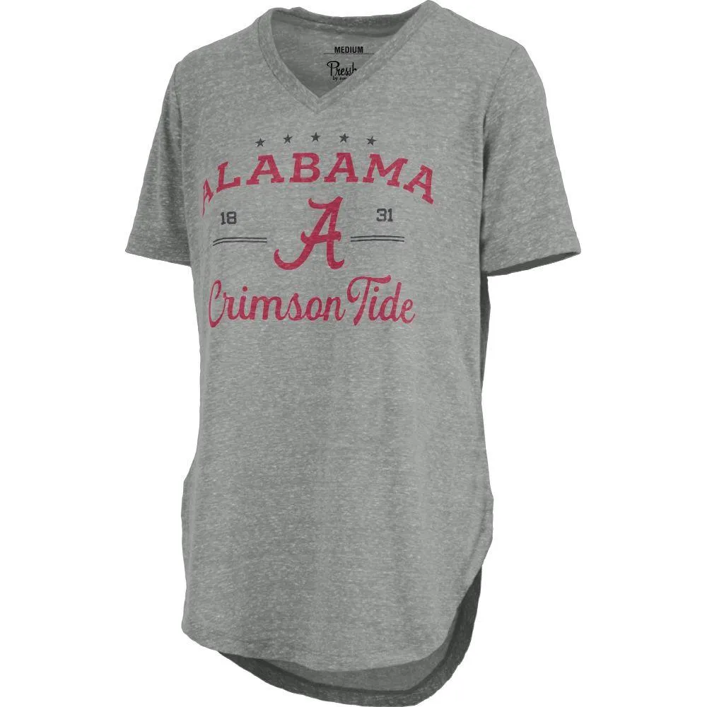 Bama | Alabama Pressbox Little Betsy Stardust V- Neck Tee Alumni Hall