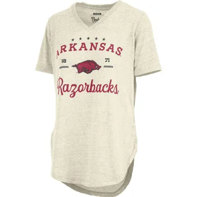 Razorbacks | Arkansas Pressbox Little Betsy Stardust V- Neck Tee Alumni Hall