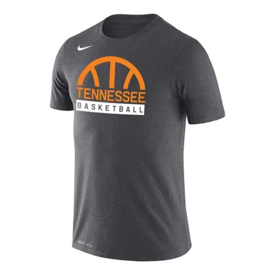 Vols | Tennessee Nike Dri- Fit Legend Half Basketball Tee Alumni Hall