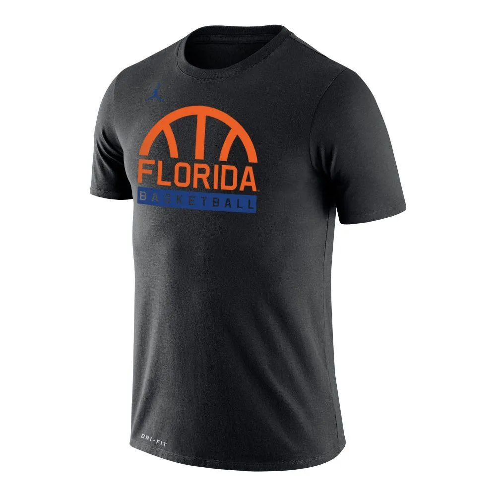 Gators | Florida Jordan Brand Dri- Fit Legend Half Basketball Tee Alumni Hall