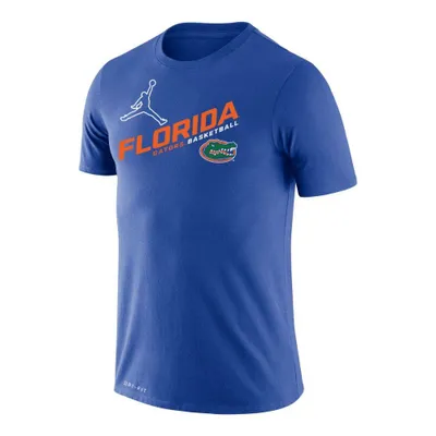 Gators | Florida Jordan Brand Dri- Fit Legend Angled Basketball Tee Alumni Hall