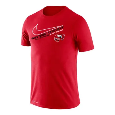 Wku | Western Kentucky Nike Dri- Fit Legend Angled Basketball Tee Alumni Hall