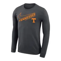 Tennessee Nike Dri-Fit Angled Basketball Long Sleeve Tee