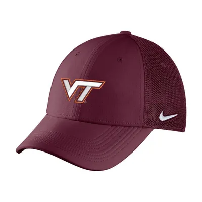 Hokies | Virginia Tech Nike L91 Swoosh Mesh Flex Fit Cap Alumni Hall