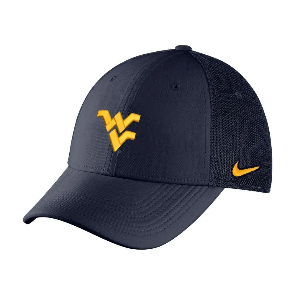 West Virginia Nike L91 Swoosh Mesh Flex Fit Cap