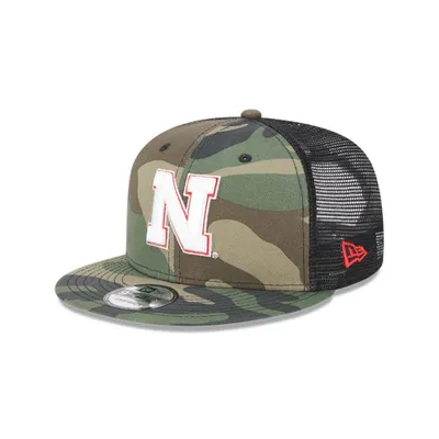  Huskers | Nebraska New Era 950 Camo Classic Trucker Adjustable Cap | Alumni Hall