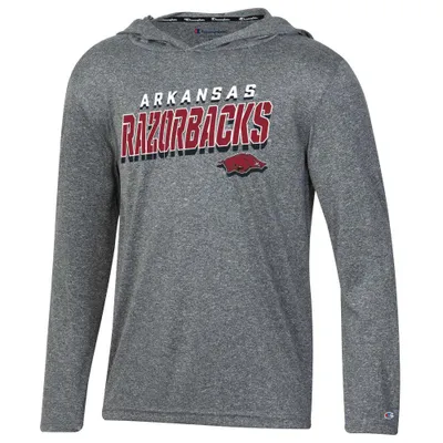 Arkansas Champion YOUTH Heathered Impact Hooded Tee