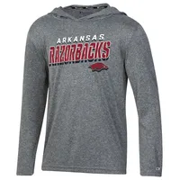 Arkansas Champion YOUTH Heathered Impact Hooded Tee