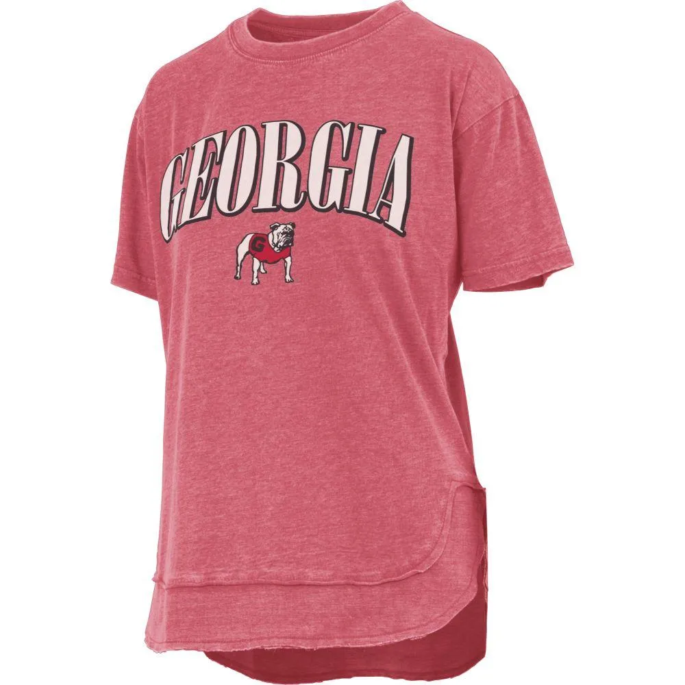 Dawgs | Georgia Pressbox Primetime Arch Poncho Tee Alumni Hall