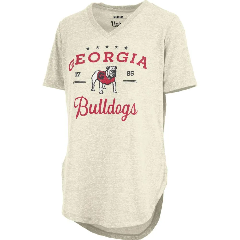 Dawgs | Georgia Pressbox Little Betsy Stardust V- Neck Tee Alumni Hall