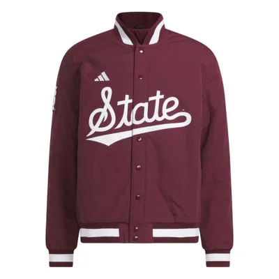 Bulldogs | Mississippi State Adidas Baseball Coaches Jacket Alumni Hall