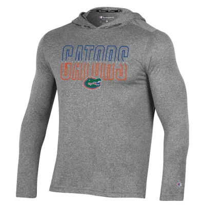 Gators | Florida Champion Heathered Impact Hooded Long Sleeve Tee Alumni Hall