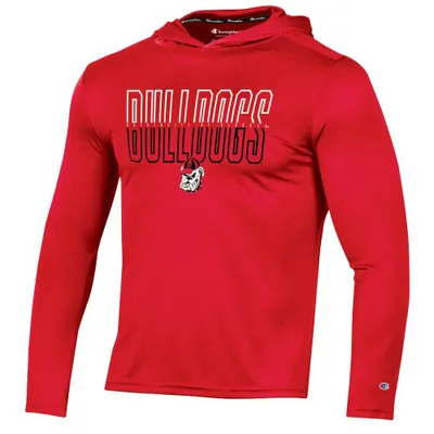 Dawgs | Georgia Champion Impact Hooded Long Sleeve Tee Alumni Hall