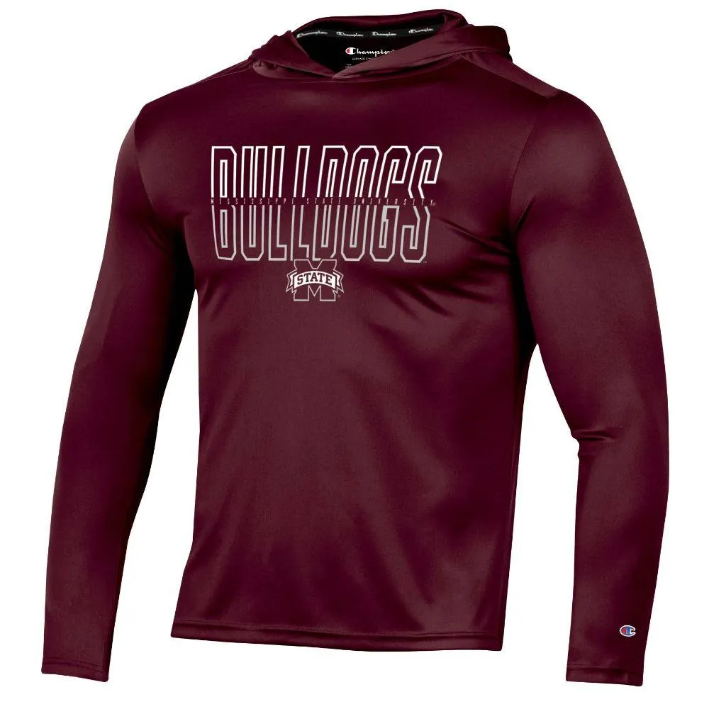 Bulldogs | Mississippi State Champion Impact Hooded Long Sleeve Tee Alumni Hall