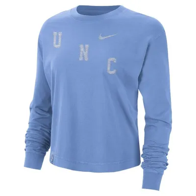 Unc | Nike Women's Boxy Varsity Long Sleeve Tee Alumni Hall