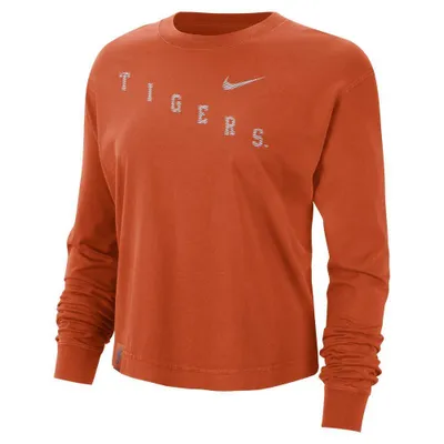 Clemson | Nike Women's Boxy Varsity Long Sleeve Tee Alumni Hall