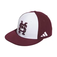 Bulldogs | Mississippi State Adidas Wool Baseball Fitted Interlock Hat Alumni Hall