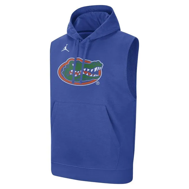 Alumni Hall Gators, Florida Jordan Brand Men's Dri- Fit Fleece Sleeveless  Hoodie Alumni Hall