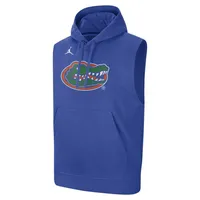 Gators | Florida Jordan Brand Men's Dri- Fit Fleece Sleeveless Hoodie Alumni Hall