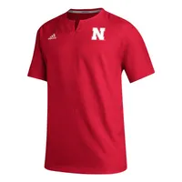 Huskers | Nebraska Adidas Icon Cage Short Sleeve Jacket Alumni Hall