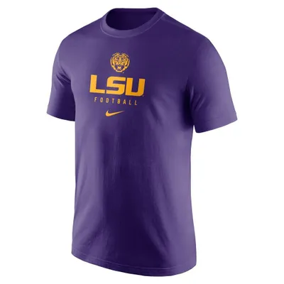 Lsu | Nike Men's Dri- Fit Team Issue Football Tee Alumni Hall