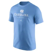 Unc | Jordan Brand Men's Dri- Fit Team Issue Football Tee Alumni Hall