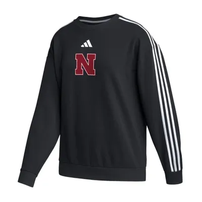 Huskers | Nebraska Adidas Vault Women's Step Up Oversized Crew Alumni Hall