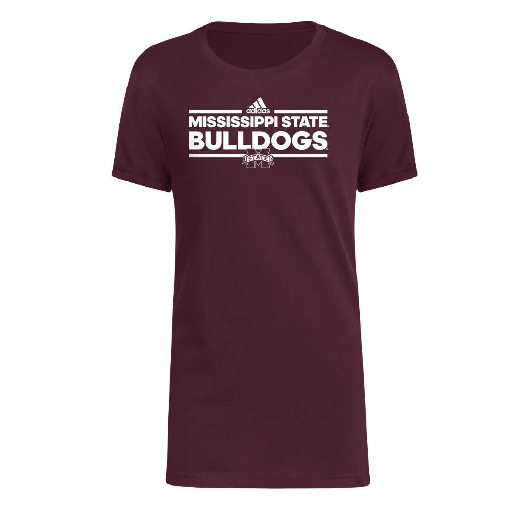 Mississippi State Adidas YOUTH Miss Bulldogs Fresh Tee