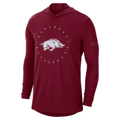 Razorbacks | Arkansas Nike Men's College Dri- Fit T Shirt Hoodie Alumni Hall