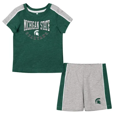 Spartans | Michigan State Infant Norman Tee Short Set Alumni Hall