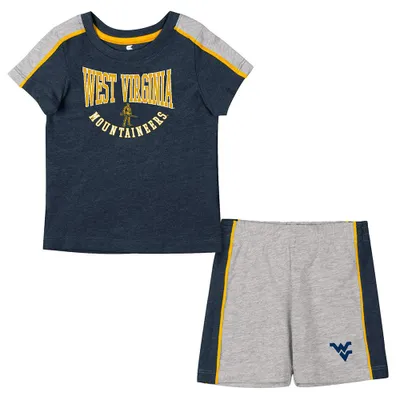 Wvu | West Virginia Infant Norman Tee Short Set Alumni Hall