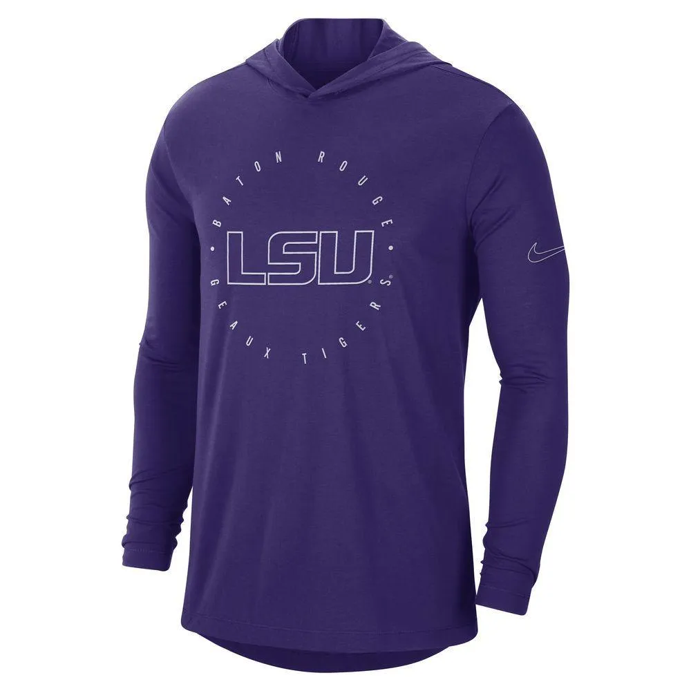 Lsu | Nike Men's College Dri- Fit T Shirt Hoodie Alumni Hall