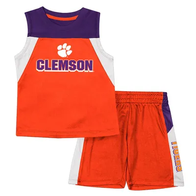 Clemson | Toddler Ozone Tank Short Set Alumni Hall