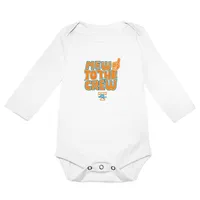 Lady Vols | Tennessee Garb Infant Ollie New To The Crew Onesie Orange Mountain