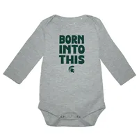 Spartans | Michigan State Garb Infant Ollie Born Into This Onesie Alumni Hall