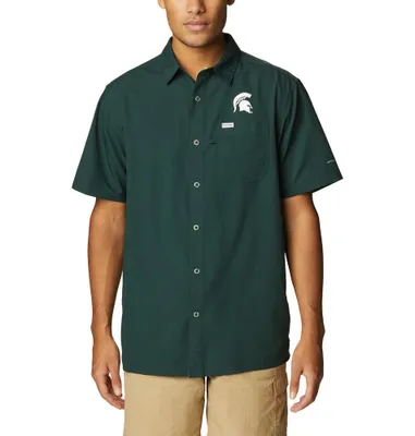 Spartans | Michigan State Columbia Slack Tide Camp Shirt Alumni Hall