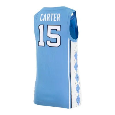 Unc | Carolina Youth Jordan Brand # 15 Carter Replica Basketball Jersey Alumni Hall