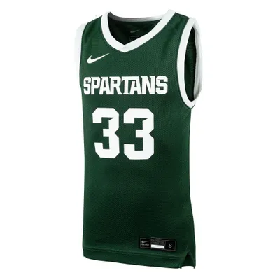 Spartans | Michigan State Youth Nike # Replica Basketball Jersey Alumni Hall