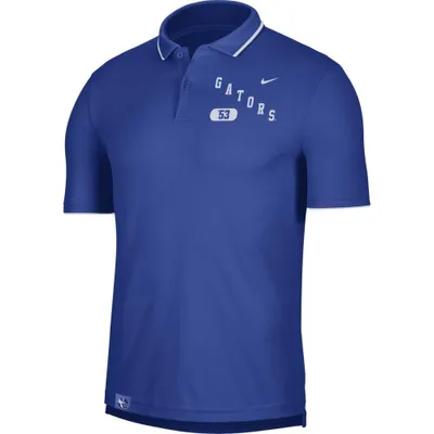 Gators | Florida Nike Dri- Fit Uv Collegiate Polo Alumni Hall