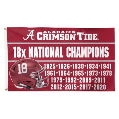  Bama | Alabama 3 X 5 18x Champ Flag | Alumni Hall