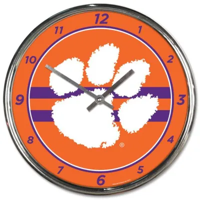  Clemson | Clemson Chrome Clock | Alumni Hall