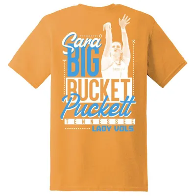 Lady Vols | Tennessee Sara ' Big Bucket Puckett Tee Orange Mountain