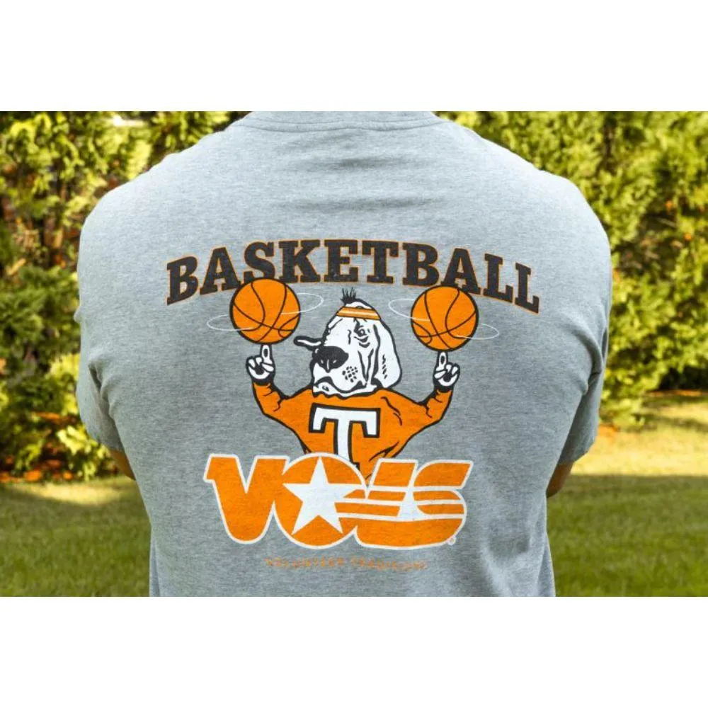 Vols | Tennessee Volunteer Traditions Smokey Basketball Pocket Tee Alumni Hall