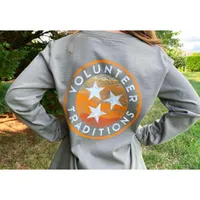 Ahs | Volunteer Traditions Youth Tristar Mountain Long Sleeve Pocket Tee Alumni Hall