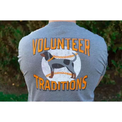 Ahs | Volunteer Traditions Bluetick Baseball Pocket Tee Alumni Hall