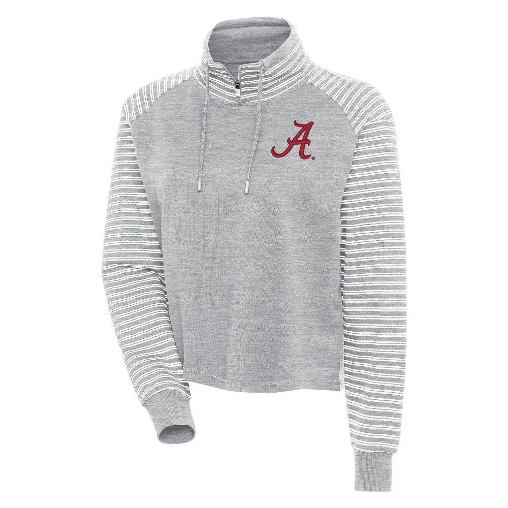 Bama | Alabama Antigua Women's Squad Zip Cowl Neck Long Sleeve Pullover Alumni Hall