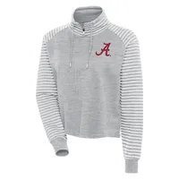 Bama | Alabama Antigua Women's Squad Zip Cowl Neck Long Sleeve Pullover Alumni Hall