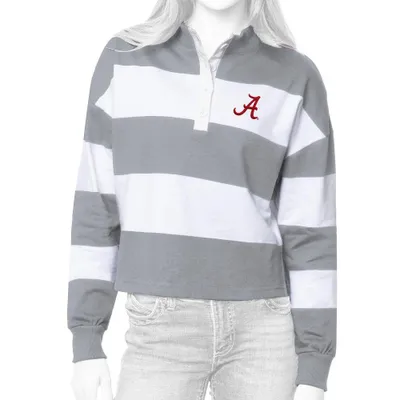 Bama | Alabama Antigua Women's Radical Rugby Stripe Long Sleeve Top Alumni Hall