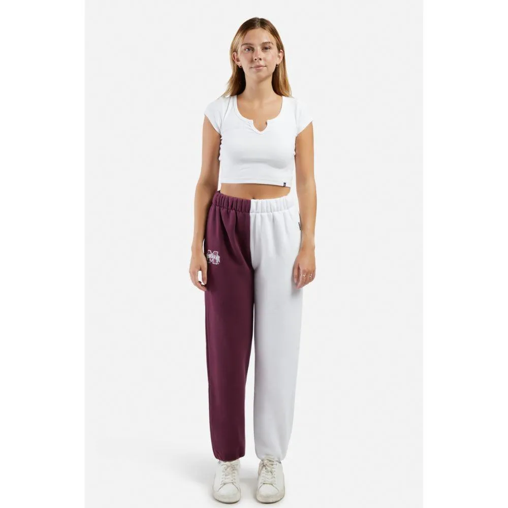 Mississippi State Hype And Vice Color Block Sweatpants