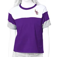 Lsu | Antigua Women's Flip Color Block Tee Alumni Hall